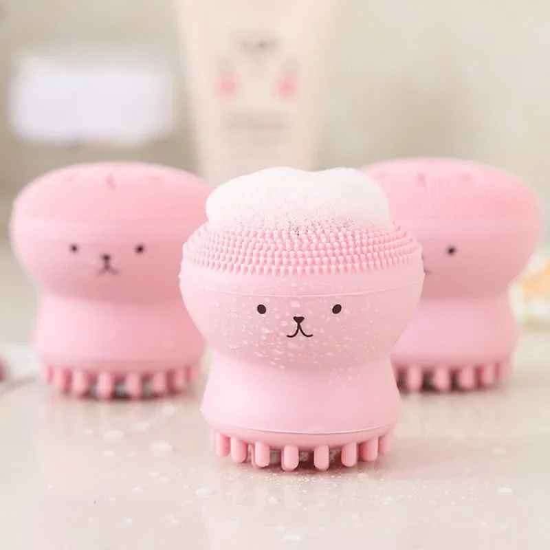 Silicone Face Cleansing Brush Facial Skin Care Scrub Cleanser