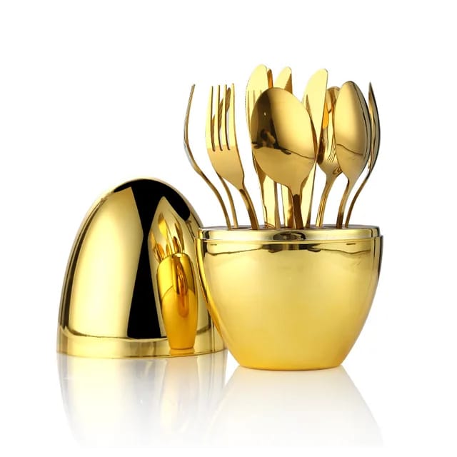 Buy Luxury Rose-Shaped Fruit Fork Set –