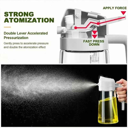 2in1 500ml Plastic Spray Oil Sprayer Bottle