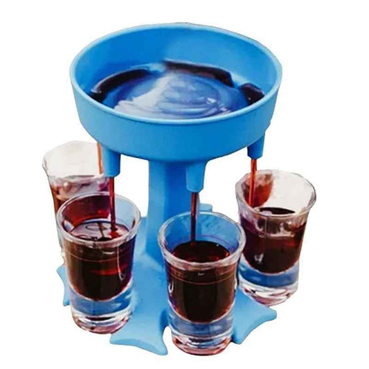 6 Shot Glass Dispenser Party Games Drinking Tools