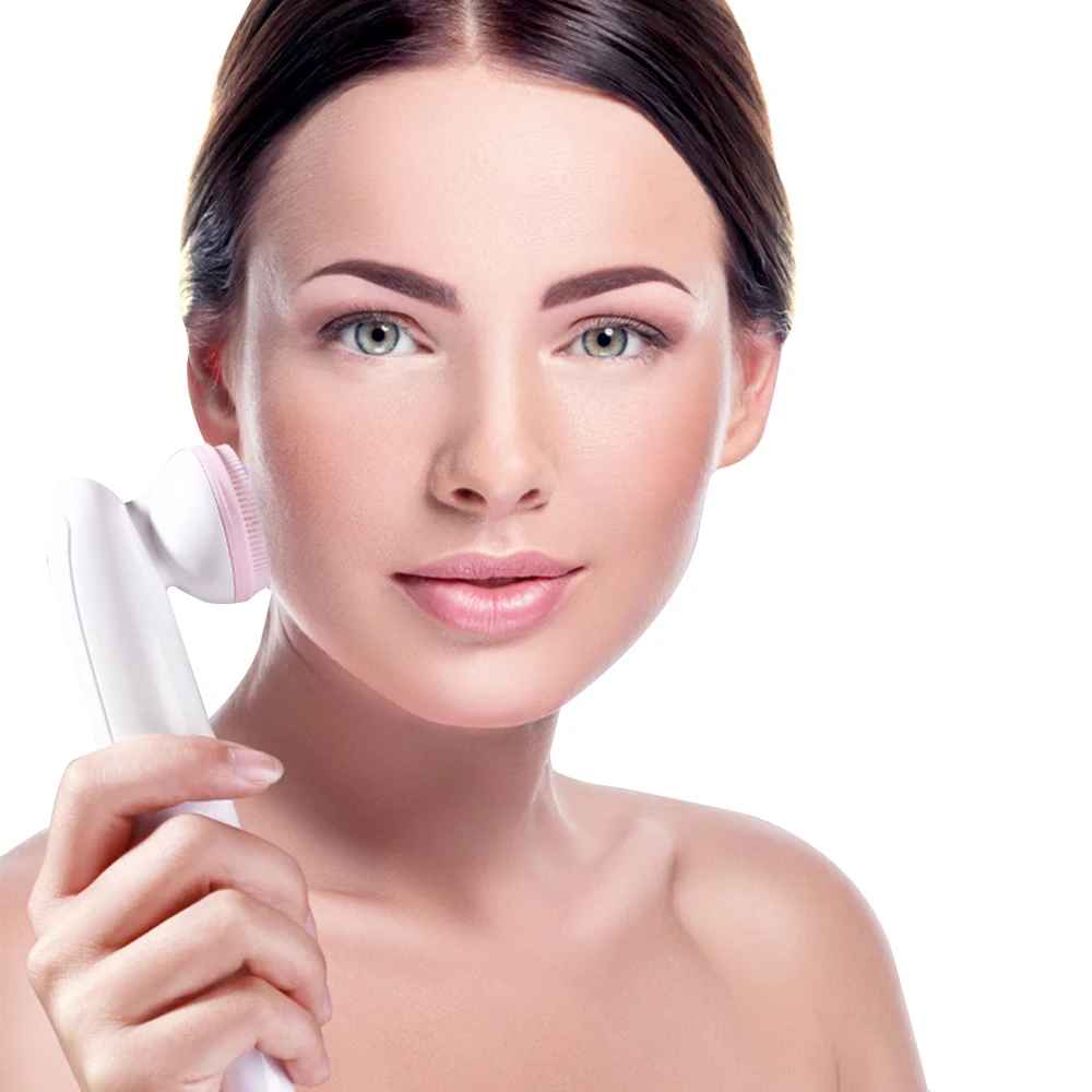 Electric Facial Cleansing Brush 2in1 Sonic Face Cleaning