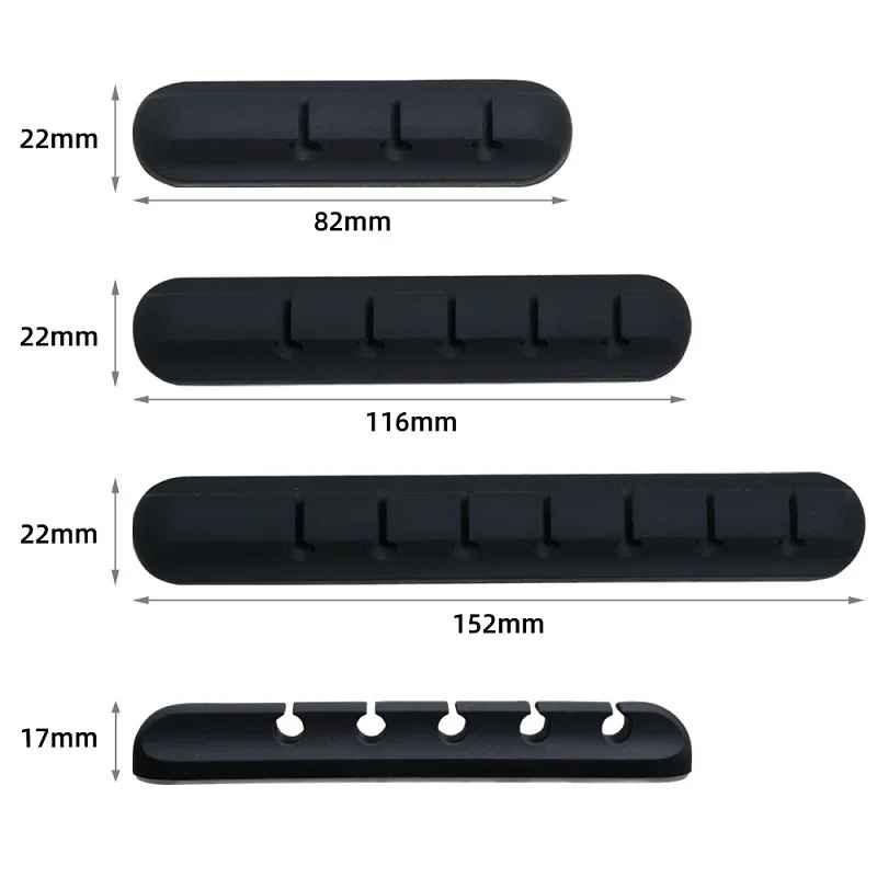Silicone USB Cable Organizer Charging Cable Winder Desktop