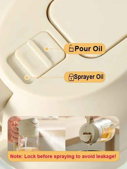 2in1 500ml Plastic Spray Oil Sprayer Bottle