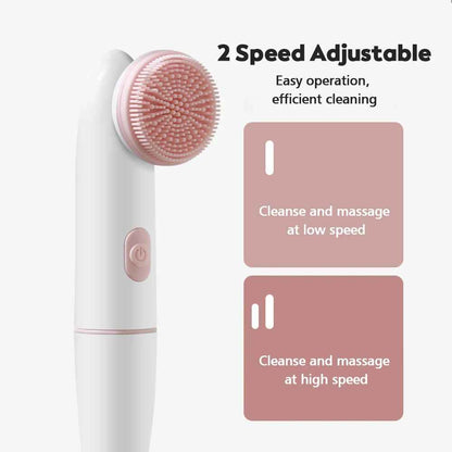 Electric Facial Cleansing Brush 2in1 Sonic Face Cleaning
