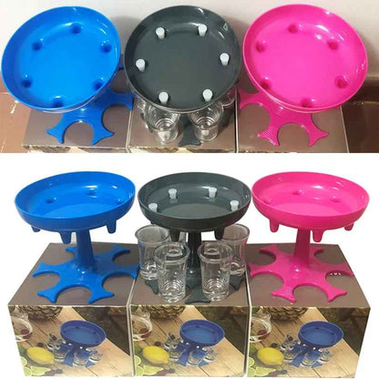 6 Shot Glass Dispenser Party Games Drinking Tools