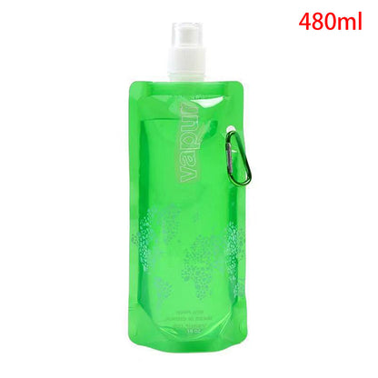 480ml Portable Ultralight Foldable Water Bag