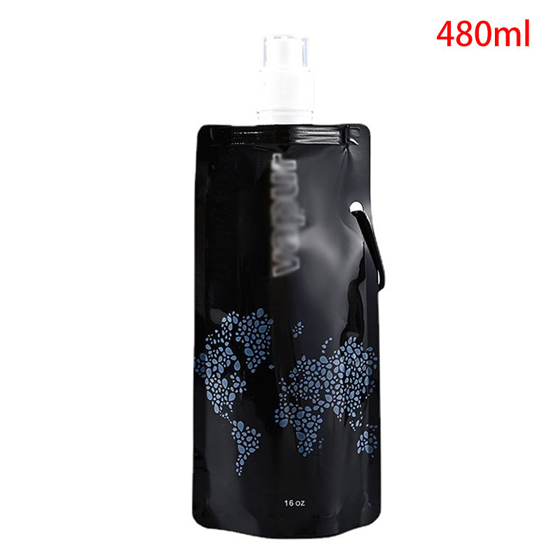480ml Portable Ultralight Foldable Water Bag