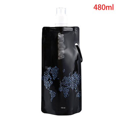 480ml Portable Ultralight Foldable Water Bag