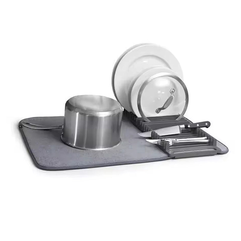 Folding Tableware Drainer Mat