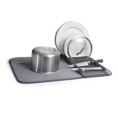 Folding Tableware Drainer Mat