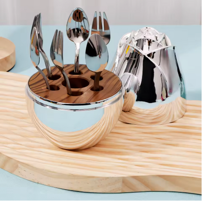 Buy Luxury Rose-Shaped Fruit Fork Set  –
