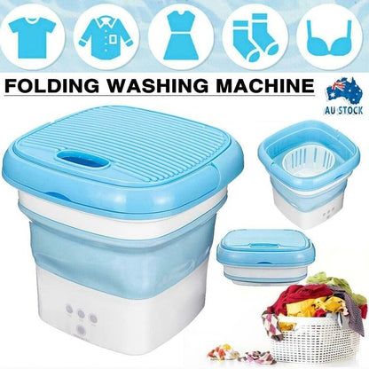 Powerful Mini Foldable Washing Machine with dryer, Huge Capacity