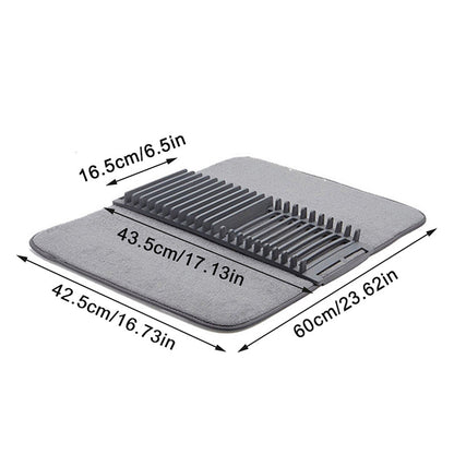 Folding Tableware Drainer Mat