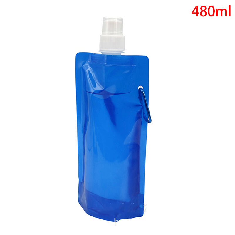 480ml Portable Ultralight Foldable Water Bag