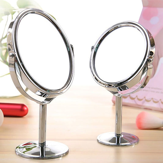 360° Rotatable Stand Makeup Mirror Desktop Double Cosmetic Mirror