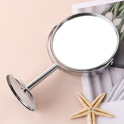 360° Rotatable Stand Makeup Mirror Desktop Double Cosmetic Mirror