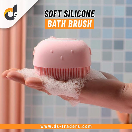 Soft Silicon Bath Scrubber Brush